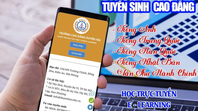 Chương trình học cao đẳng online trên toàn quốc