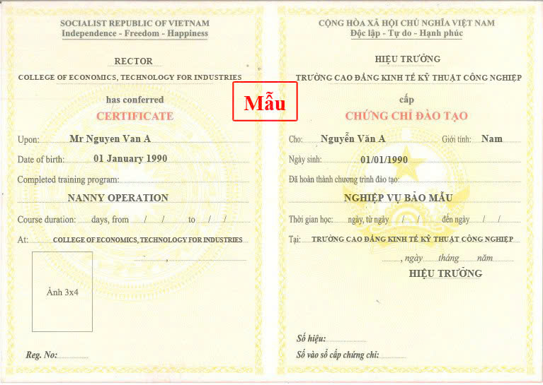 Nghiệp Vụ Bảo Mẫu