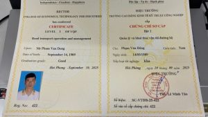 Chứng Chỉ Điều Hành Vận Tải